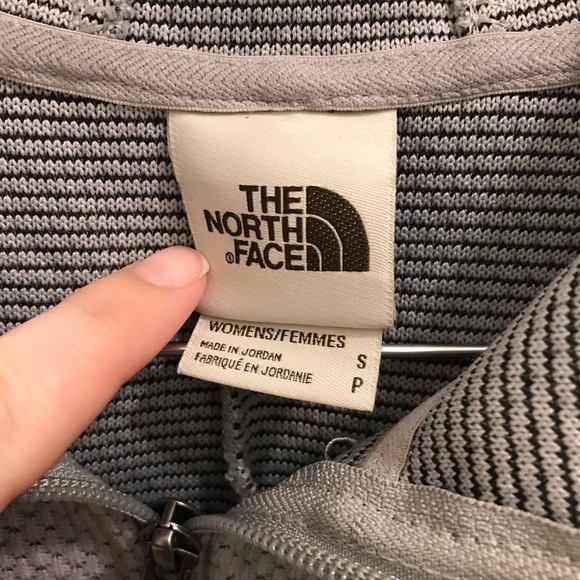 The North Face Sibley Fleece Hoodie Small Gray Jacket Sweatshirt Zip Up Knit - Picture 8 of 12